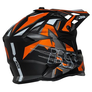 IXS Motorradhelm iXS 363 2.0 Motocrosshelm matt schwarz / orange / anthrazit 2XL