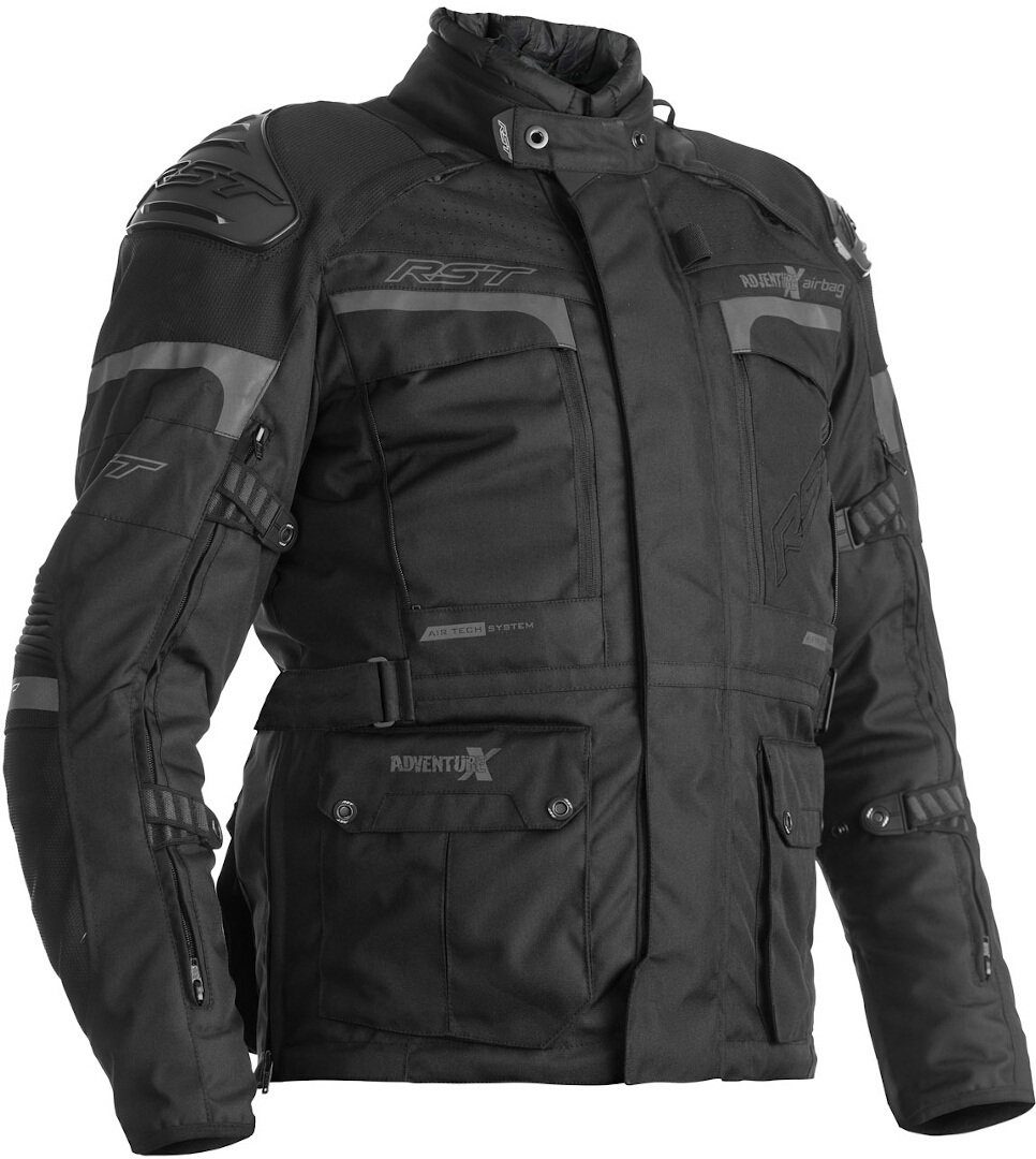 RST Motorradjacke Adventure-X Airbag Motorrad Textiljacke Airbag integriert,Rückenprotektor enthalten,wasserdicht