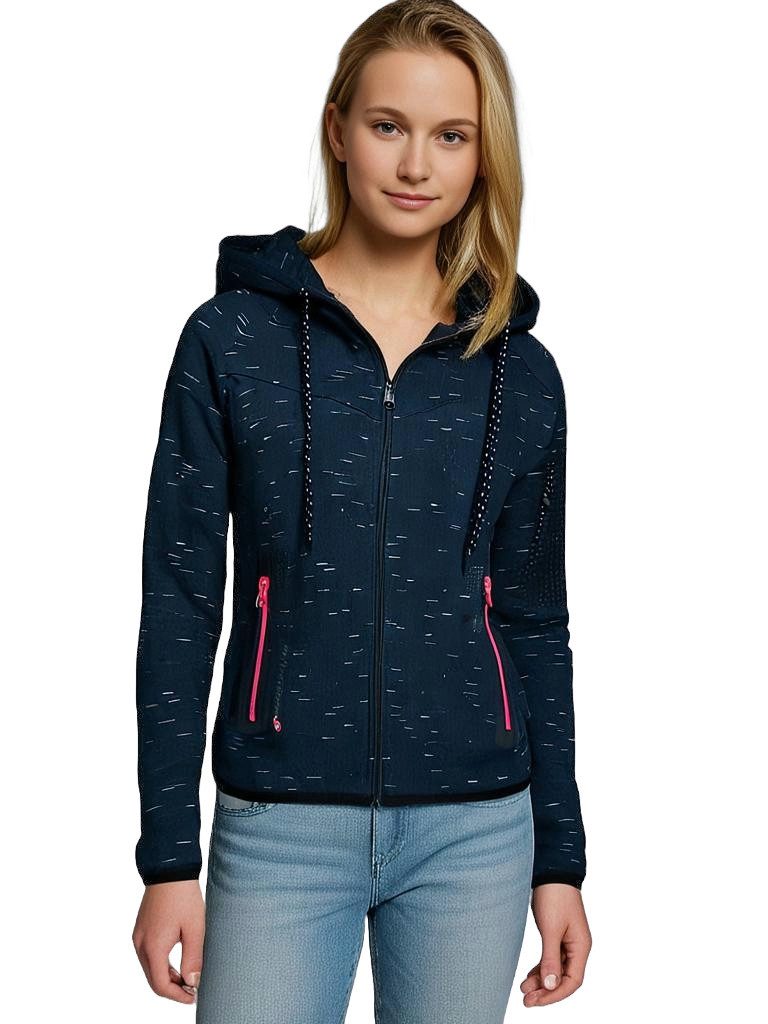 Canadian Peak Kapuzensweatjacke Fanatic Hoodie Sweatjacke wärmend, Reißverschlusstaschen, zweilagige Kapuze