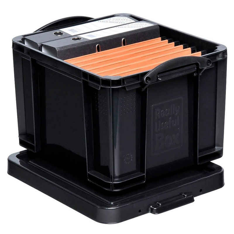 REALLYUSEFULBOX Aufbewahrungsbox Really Useful Box Aufbewahrungsbox 35l schwarz