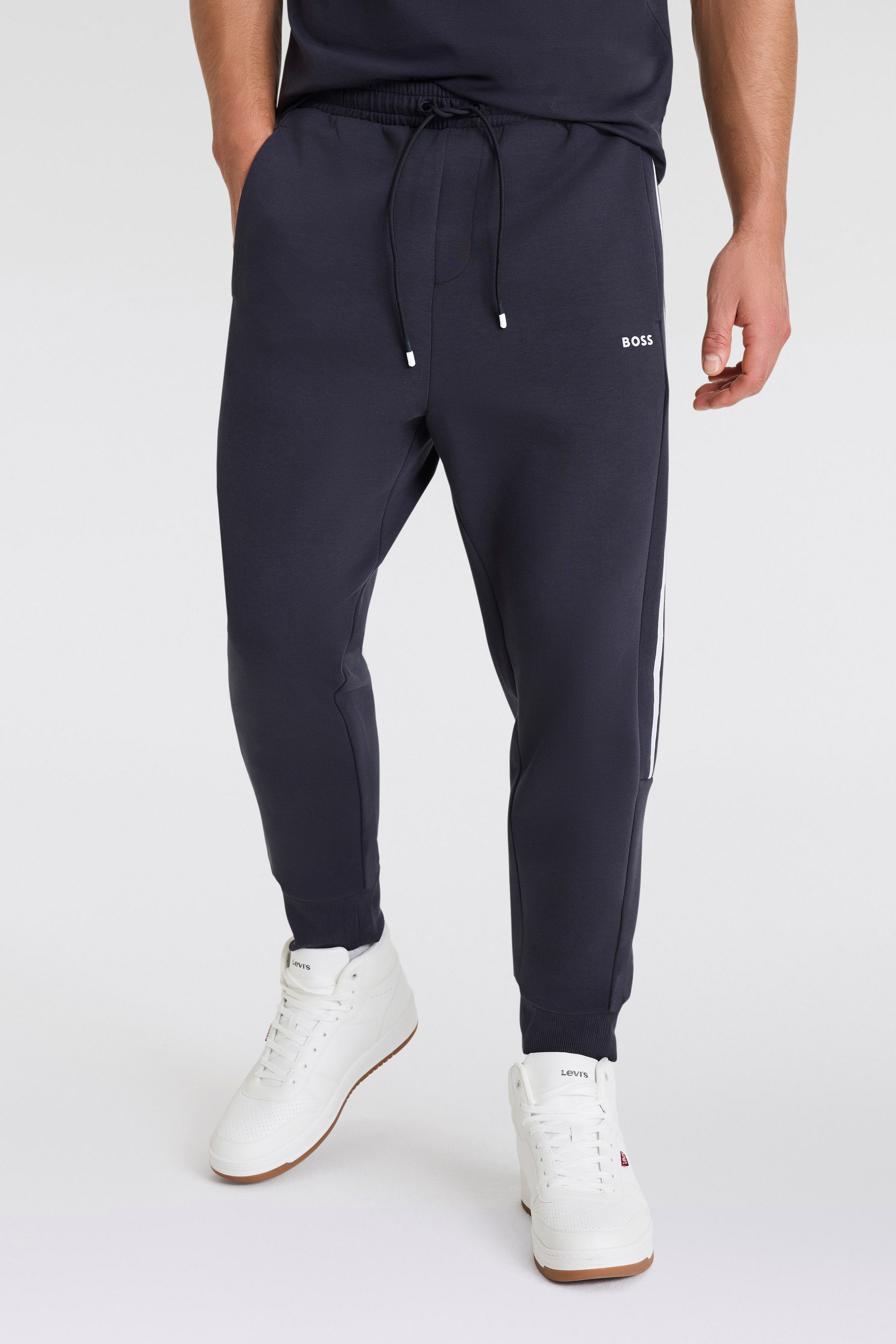 BOSS GREEN Jogginghose Hadikonos mit BOSS Logodruck günstig online kaufen