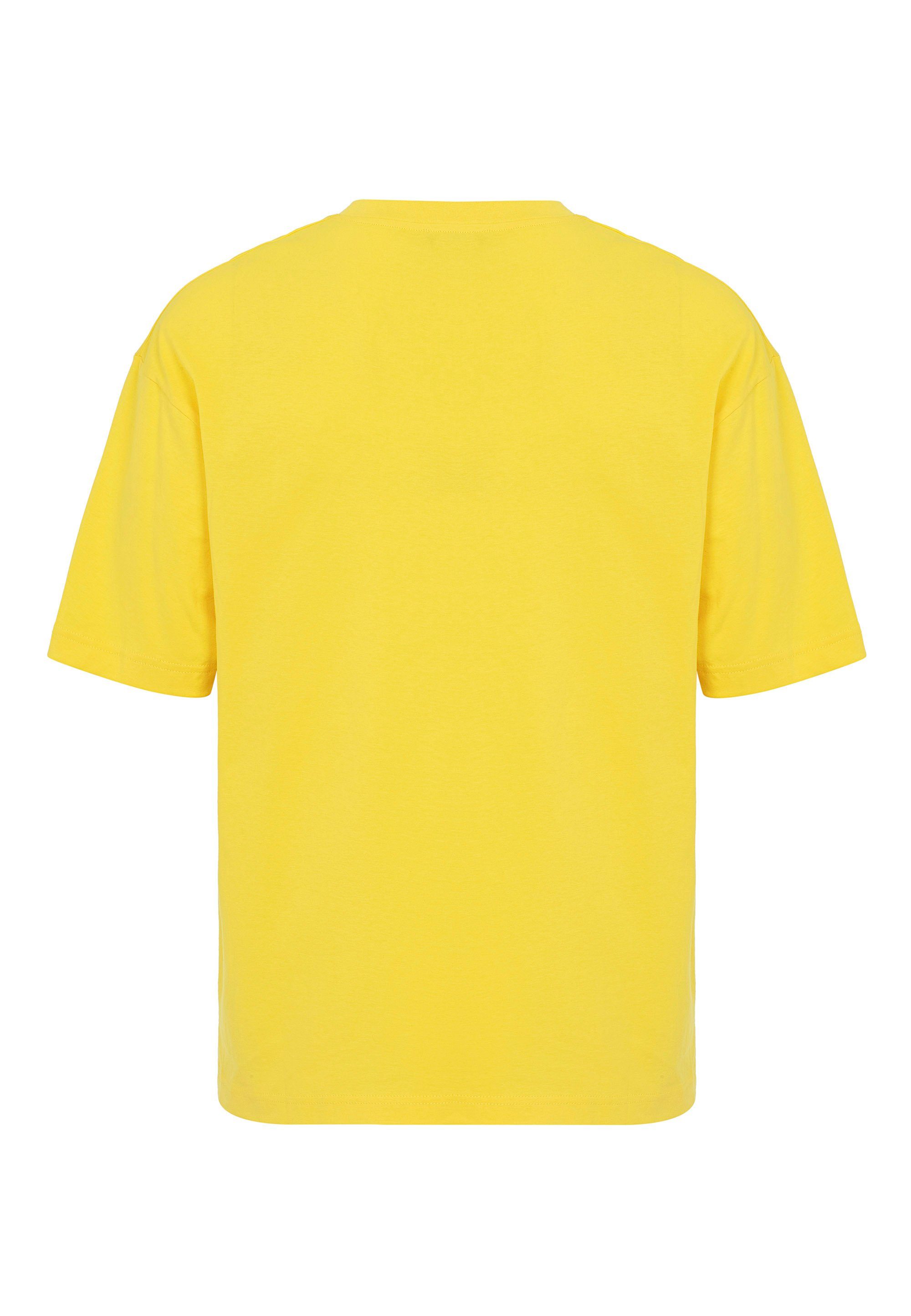 im T-Shirt RedBridge gelb Oversize-Schnitt angesagten