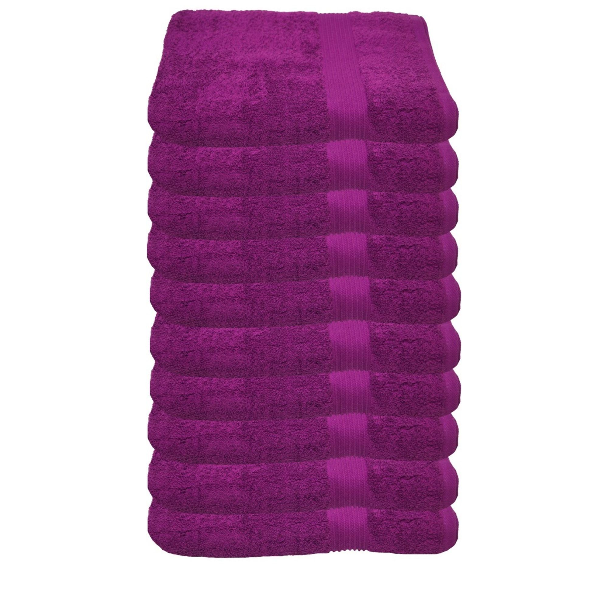 Julie Julsen Gästehandtücher 10-Gästehandtücher-Lila-Gästetuch 30 x 50 cm, günstig online kaufen