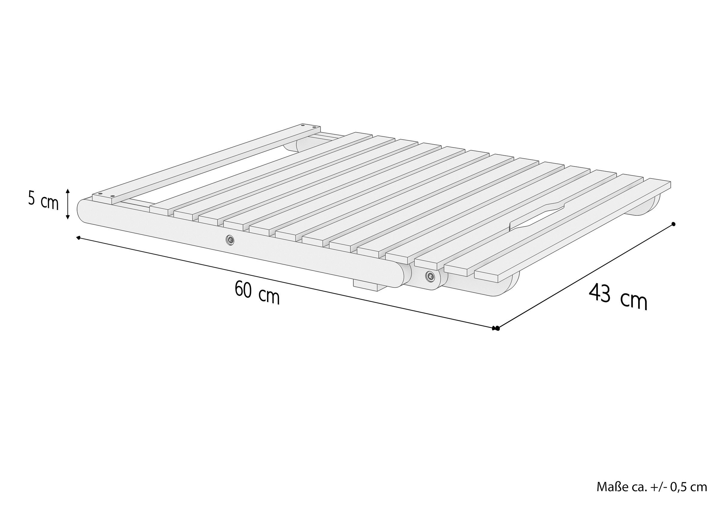 ERST-HOLZ Gartenliege