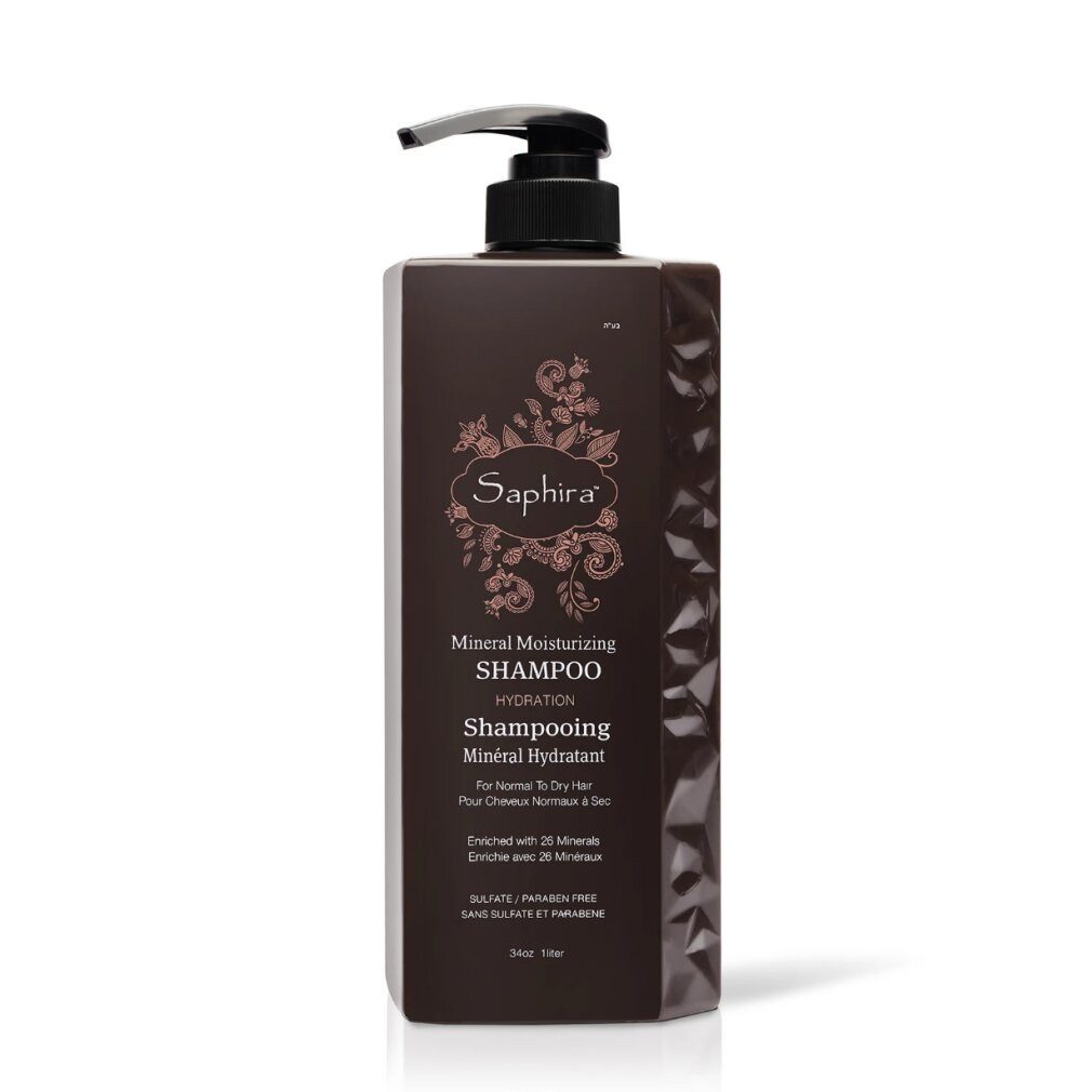 Saphira Haarpflege-Set Mineral Haarshampoo für Feuchtigkeit 1000 ml