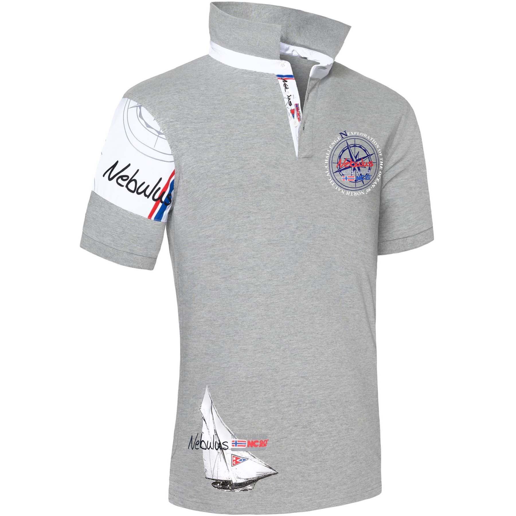 Nebulus Poloshirt DEEP BLUE, Q2354 - Herren, grau-meliert, XL günstig online kaufen