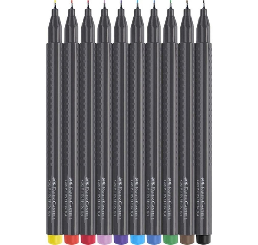Thumbnail - Faber-Castell Fineliner Fineliner Grip Finepen 10er-Sc.