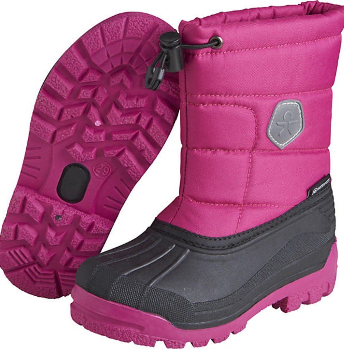 waterproof Fuchsia Boots Winterstiefel Festival COLOR KIDS