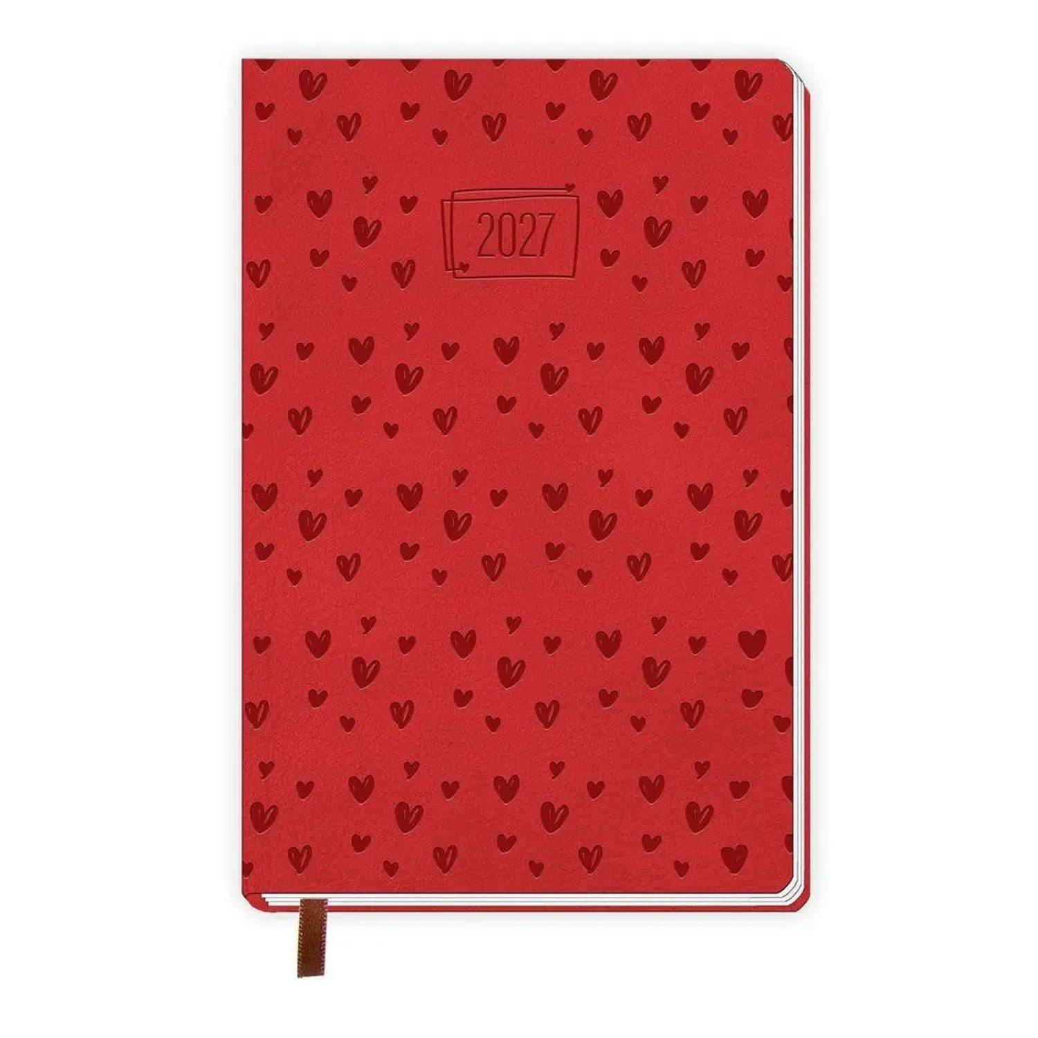 Trötsch Verlag Taschenkalender TRÖTSCH - Taschenkalender A7 Soft Touch Herzchen 2027