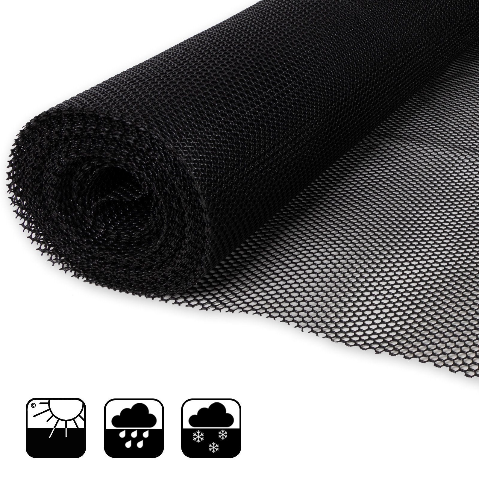 Kubus Maulwurfgitter, Witterungsbeständiges Material