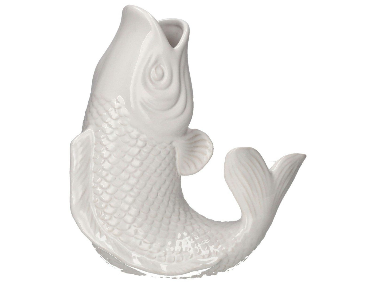 Giftcompany Dekovase Mamsell Koi Fisch Vase S weiß 25cm (Vasen)