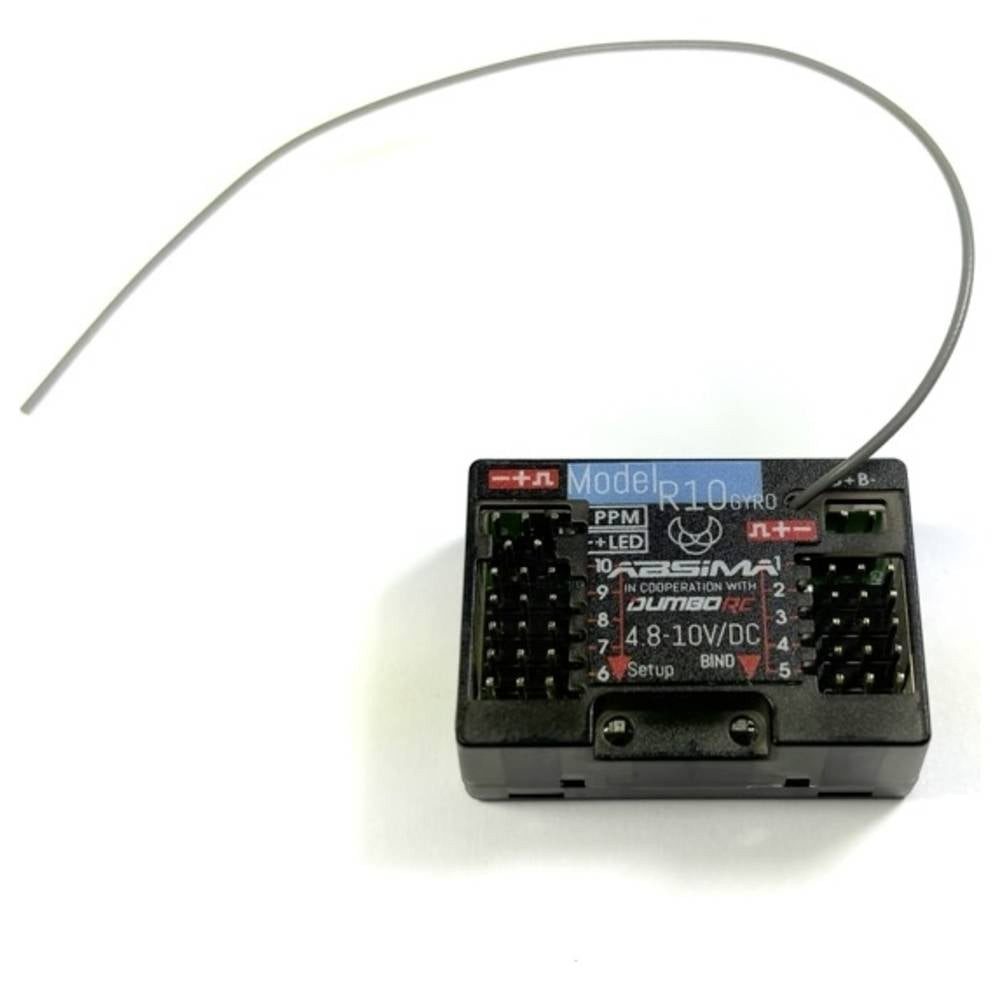 RC-Empfänger 10-Kanal Empfänger mit Gyro 2.4GHz