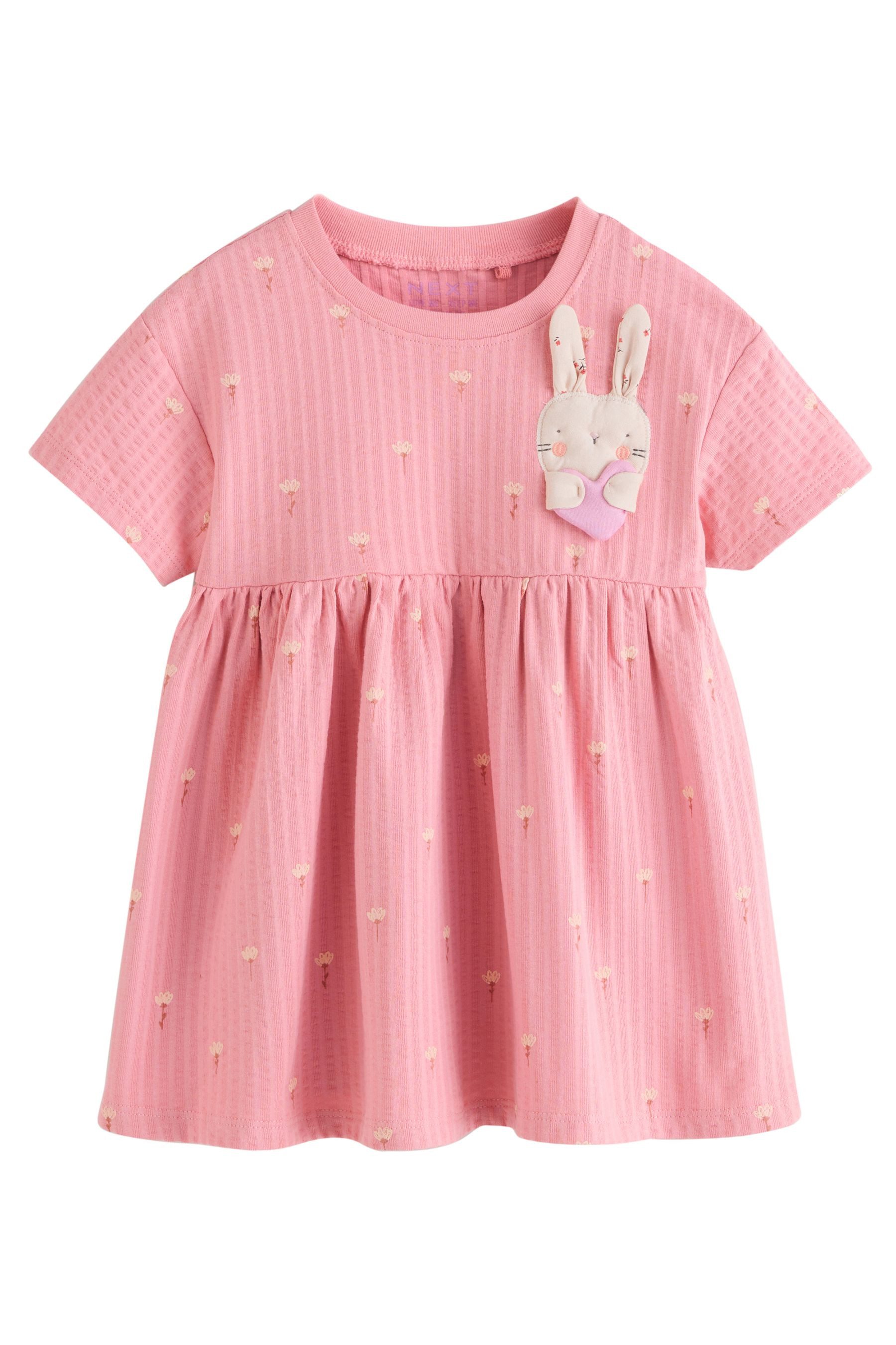 Next Jerseykleid Kurzärmeliges Jersey-Sommerkleid (1-tlg) günstig online kaufen