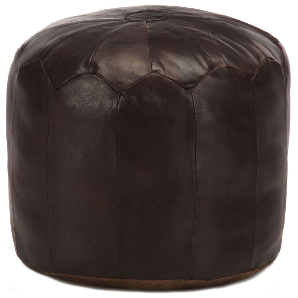 vidaXL Polsterhocker Pouf Dunkelbraun 40 x günstig online kaufen