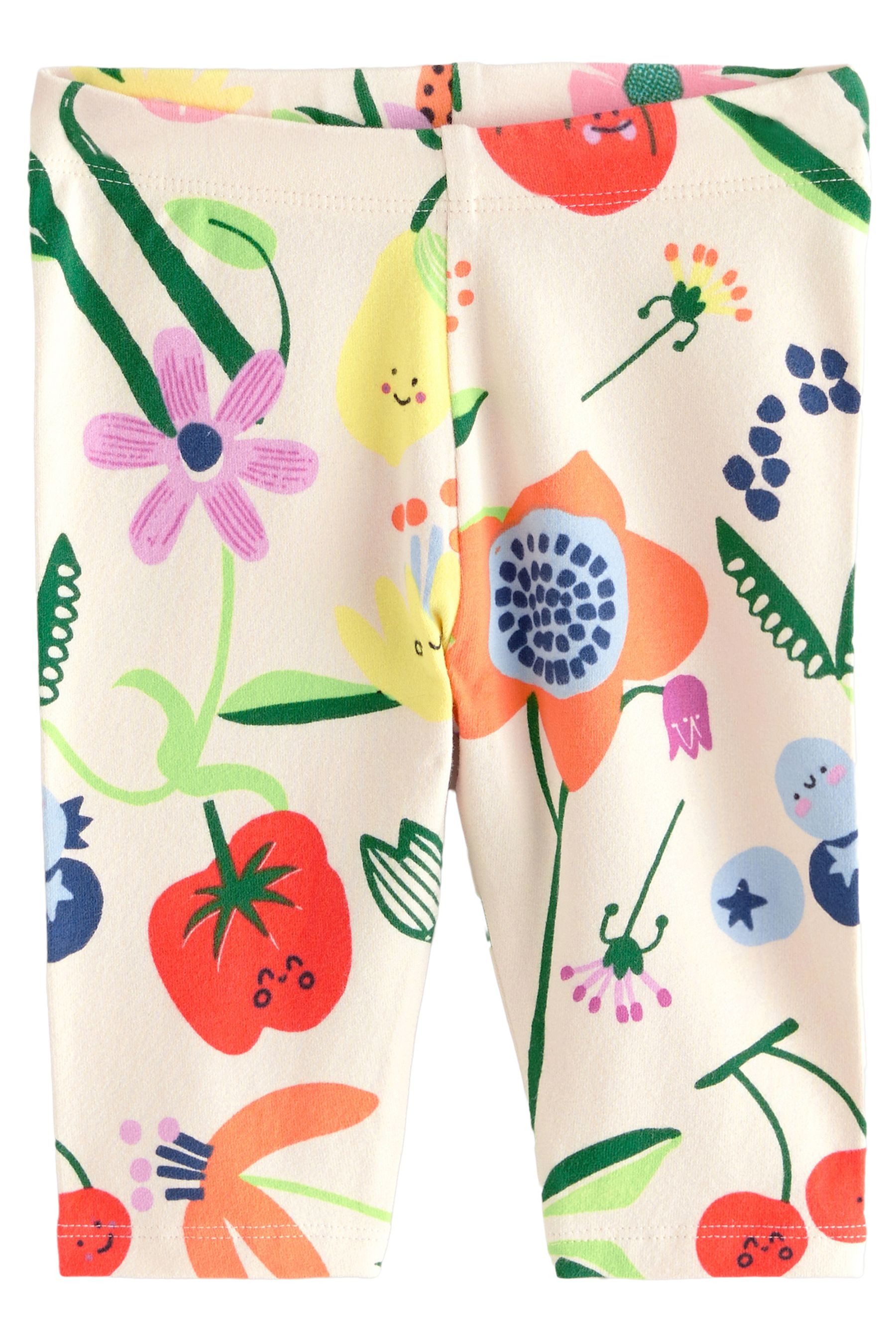 Next Caprileggings Gemusterte, verkürzte Leggings (1-tlg)