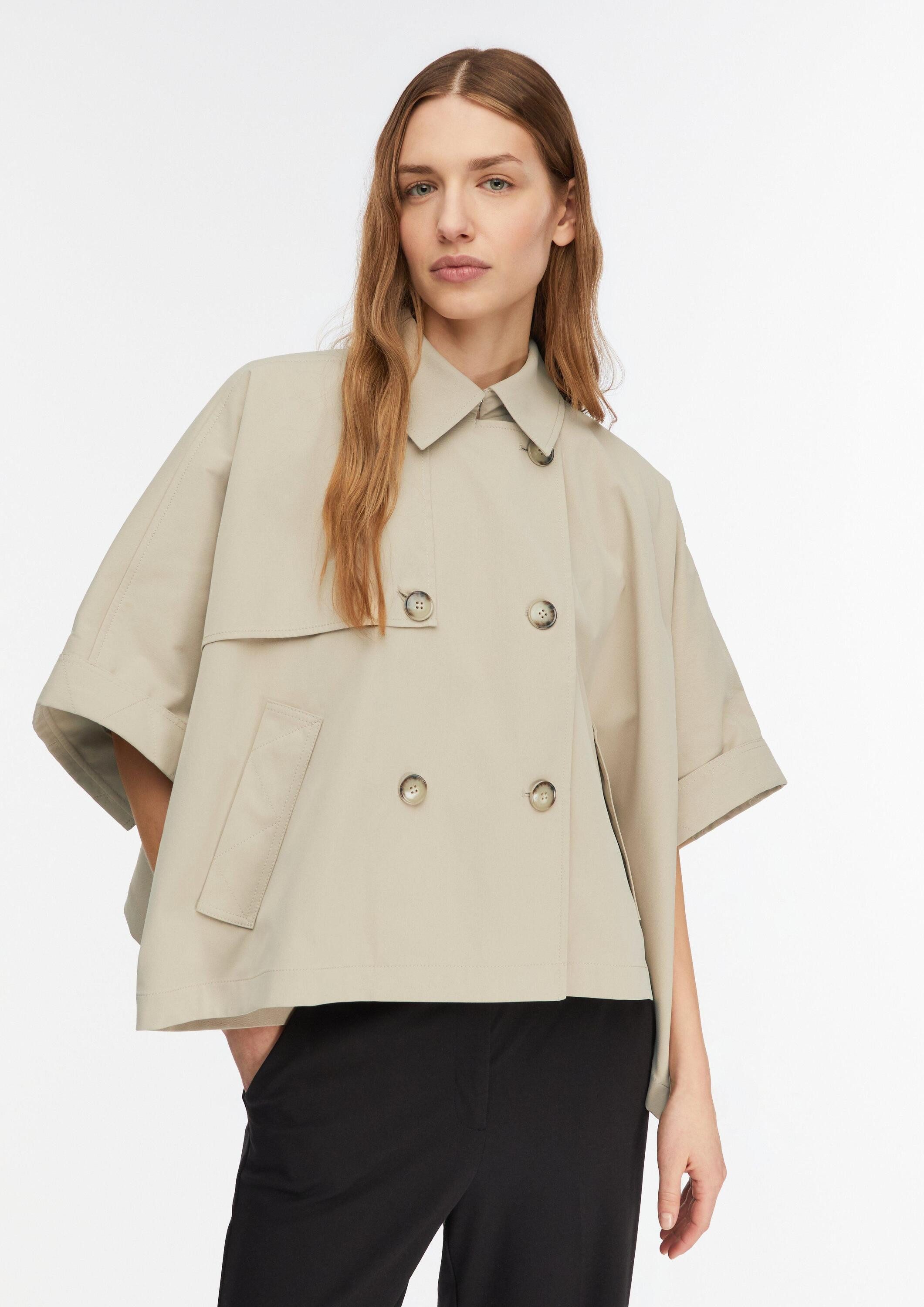 comma Funktionsjacke Outdoor-Umhang Modernes Trench-Cape