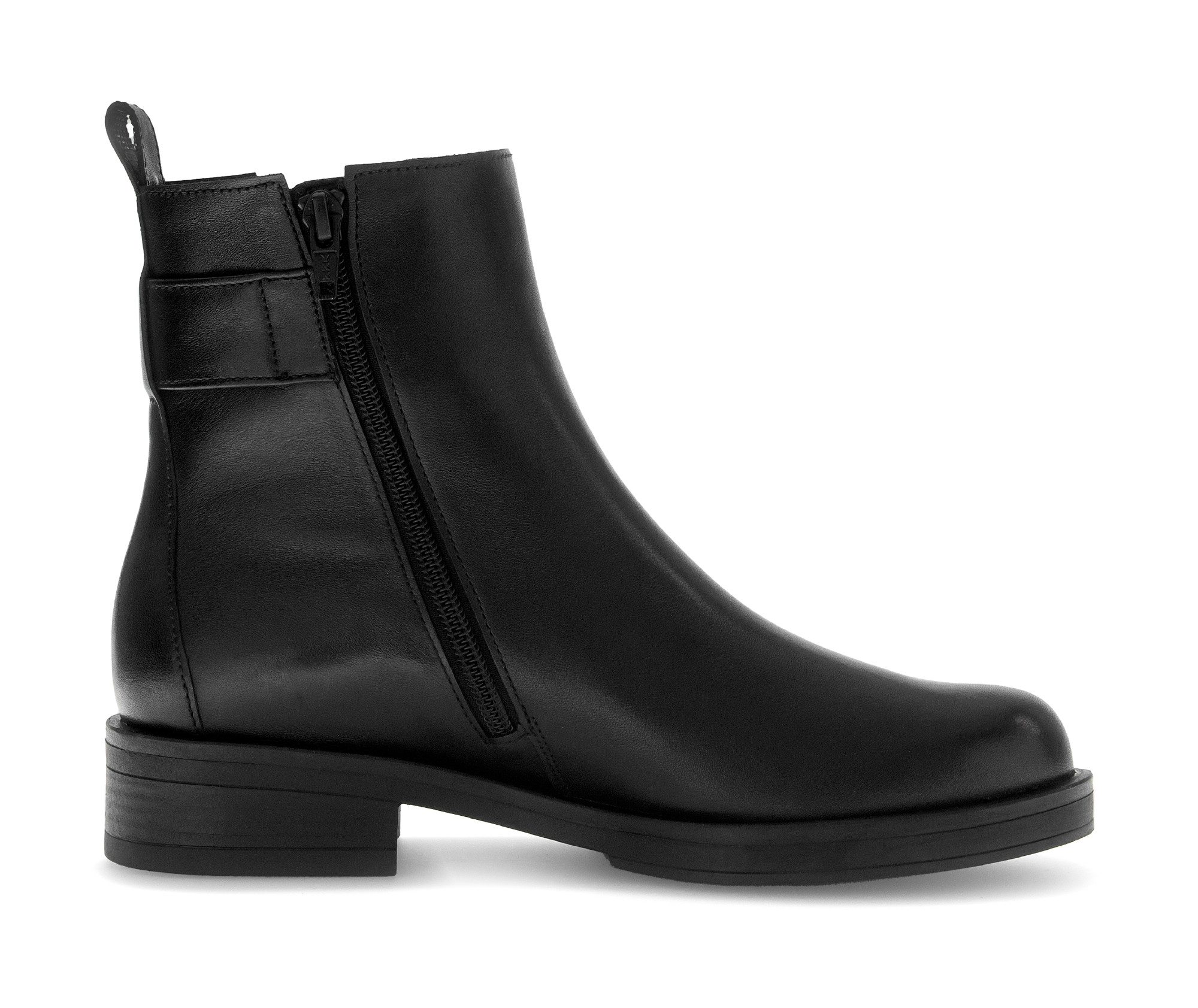 Gabor Chelseaboots, Bockabsatz, Stiefelette, Businessschuh mit Schmuckelement