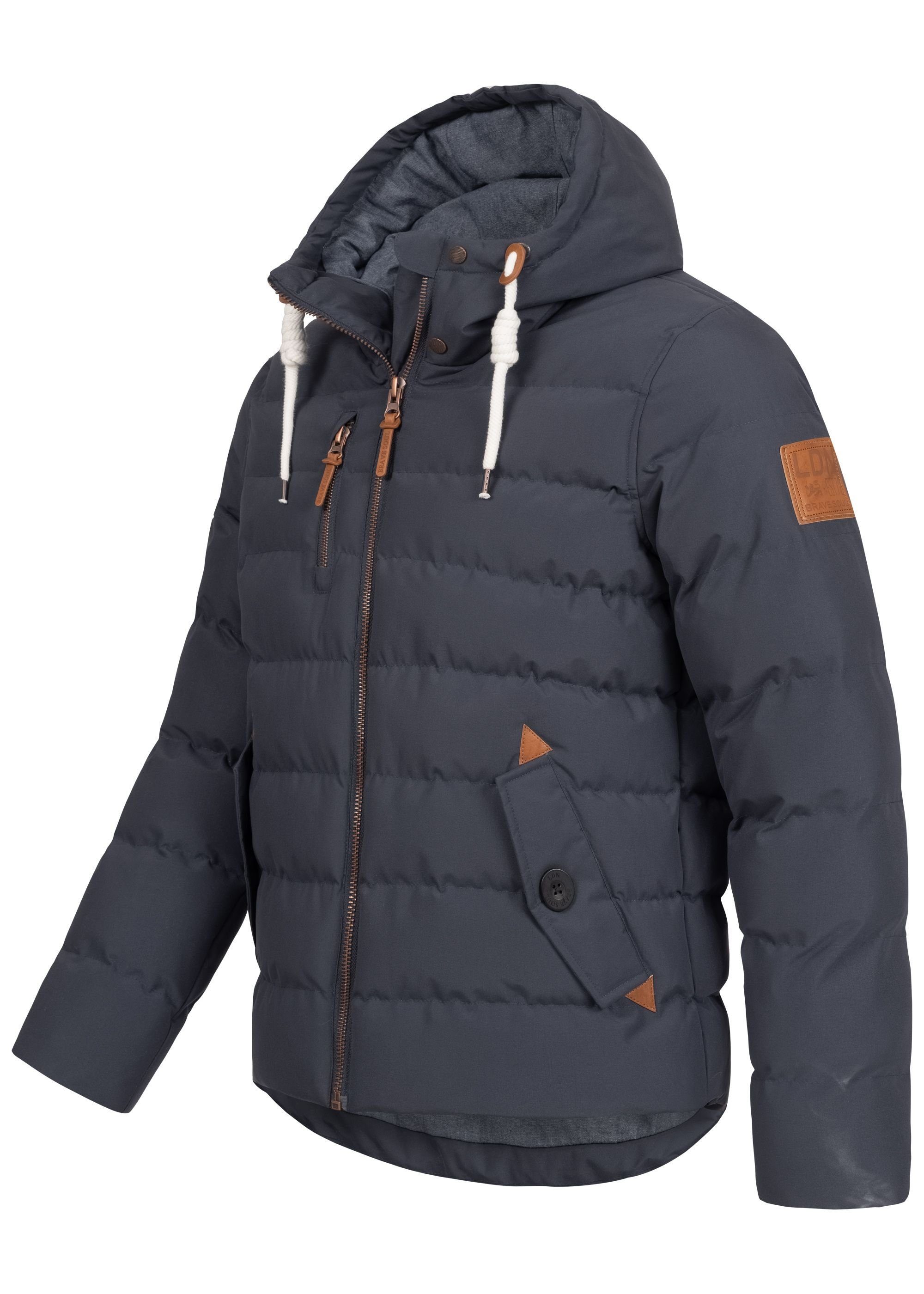 Brave Soul Winterjacke 'CHANDLER' mit Kapuze navy