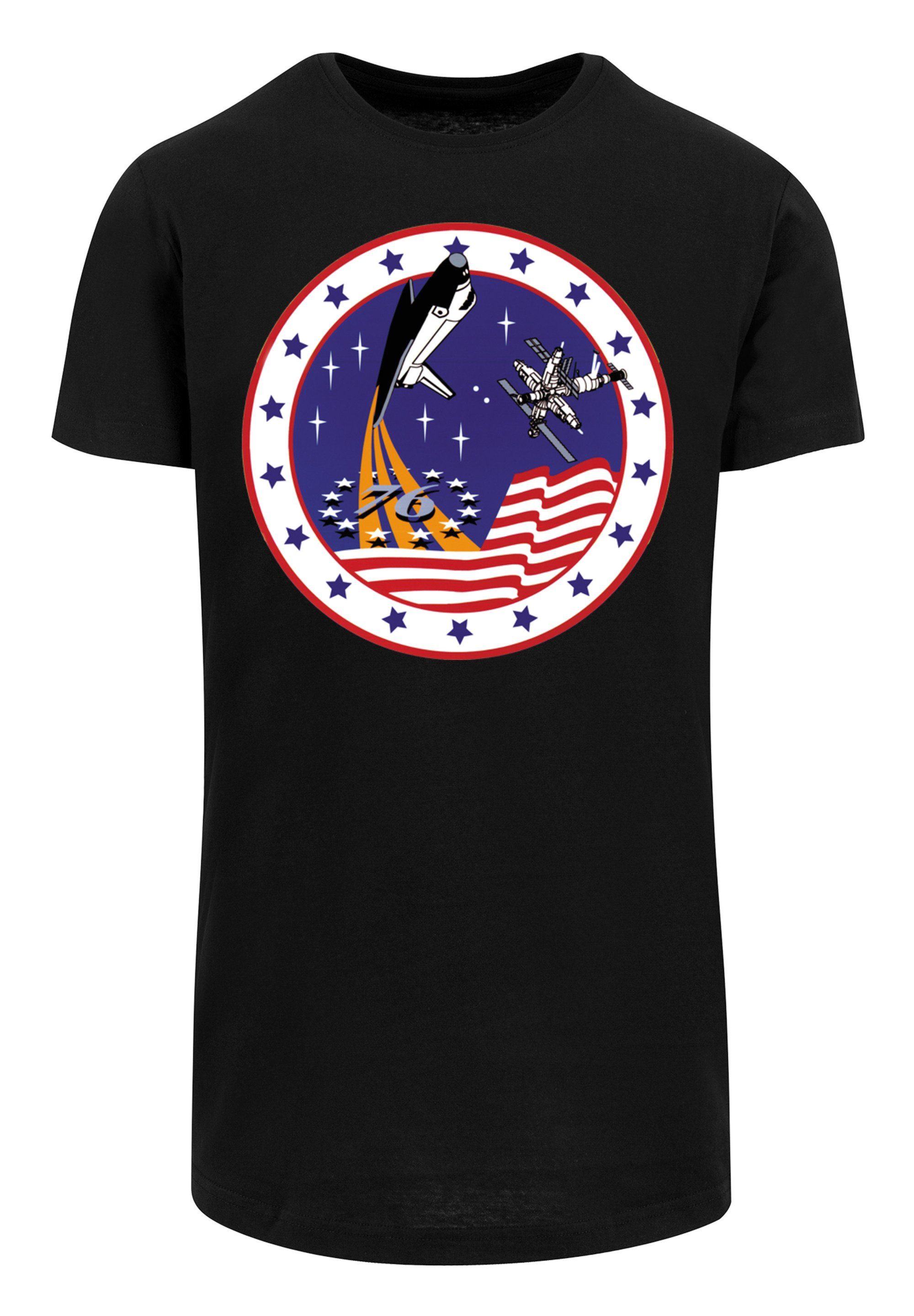 Herren Shirts F4NT4STIC T-Shirt Long Cut T-Shirt 'NASA Classic Rocket 76'