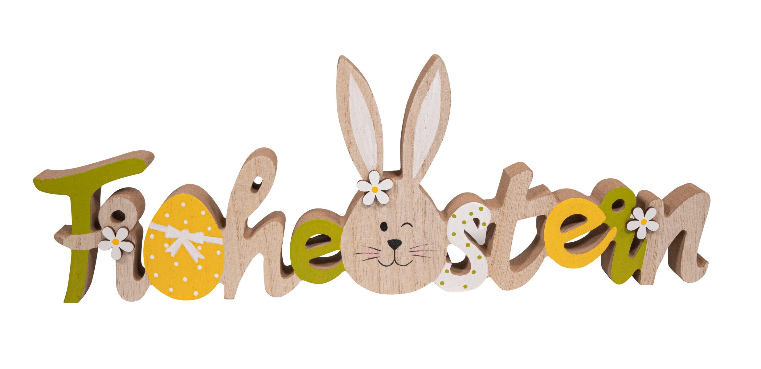 RIFFELMACHER & WEINBERGER Dekoobjekt Holzschriftzug Frohe Ostern, 37x13 cm, günstig online kaufen