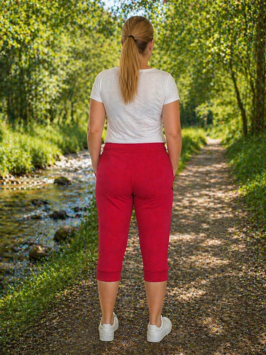 Authentic Klein 3/4-Hose Damen Jerseyhose