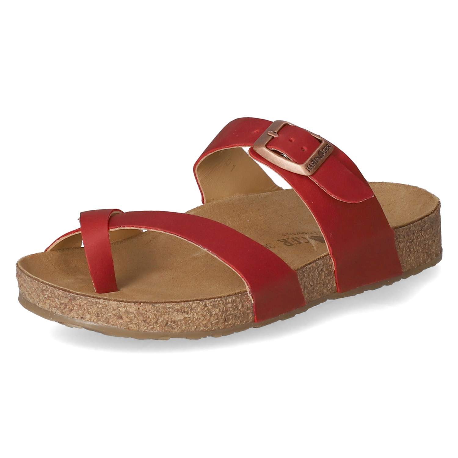 Haflinger Haflinger 819079 - 1723 Damen Glattleder rot Pantolette günstig online kaufen