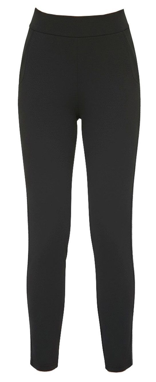 Leggings Business-Hose mit Zierstreifen
