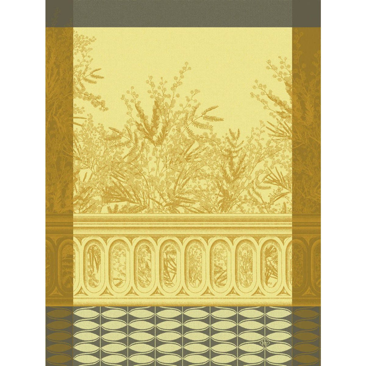 Le Jacquard Francais Geschirrtuch Geschirrtuch Riviera Mimosa Zenith 60x80 cm, (1-tlg., 1 x Geschirrtuch), jacquard-gewebt