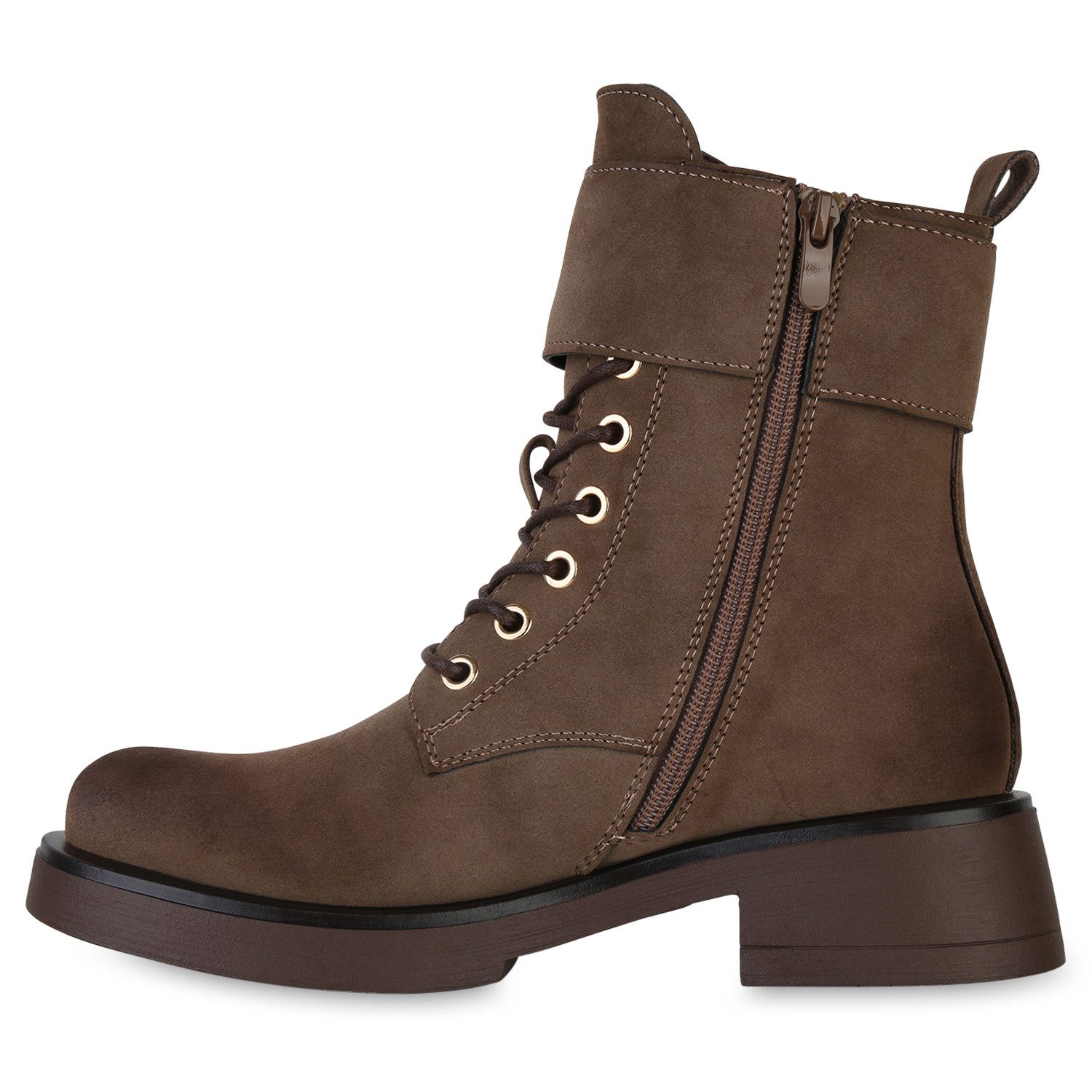 VAN HILL 841450 Schnürstiefelette Damen Schnürstiefeletten Stiefeletten Sch günstig online kaufen