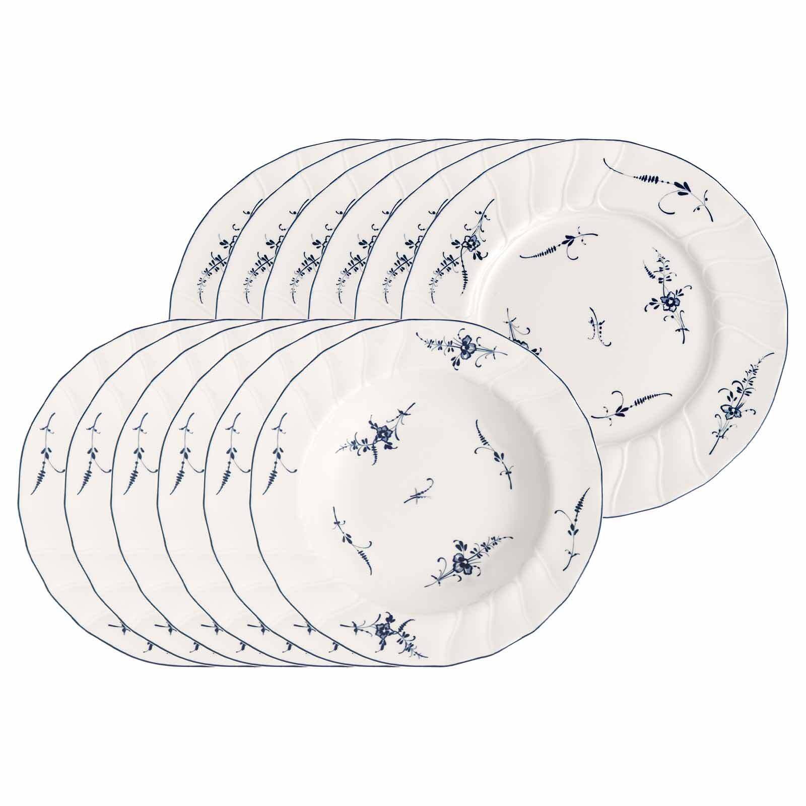 Villeroy & Boch Tafelservice Vieux Luxembourg Tafelservice 12er Set (12-tlg), 6 Personen, Porzellan