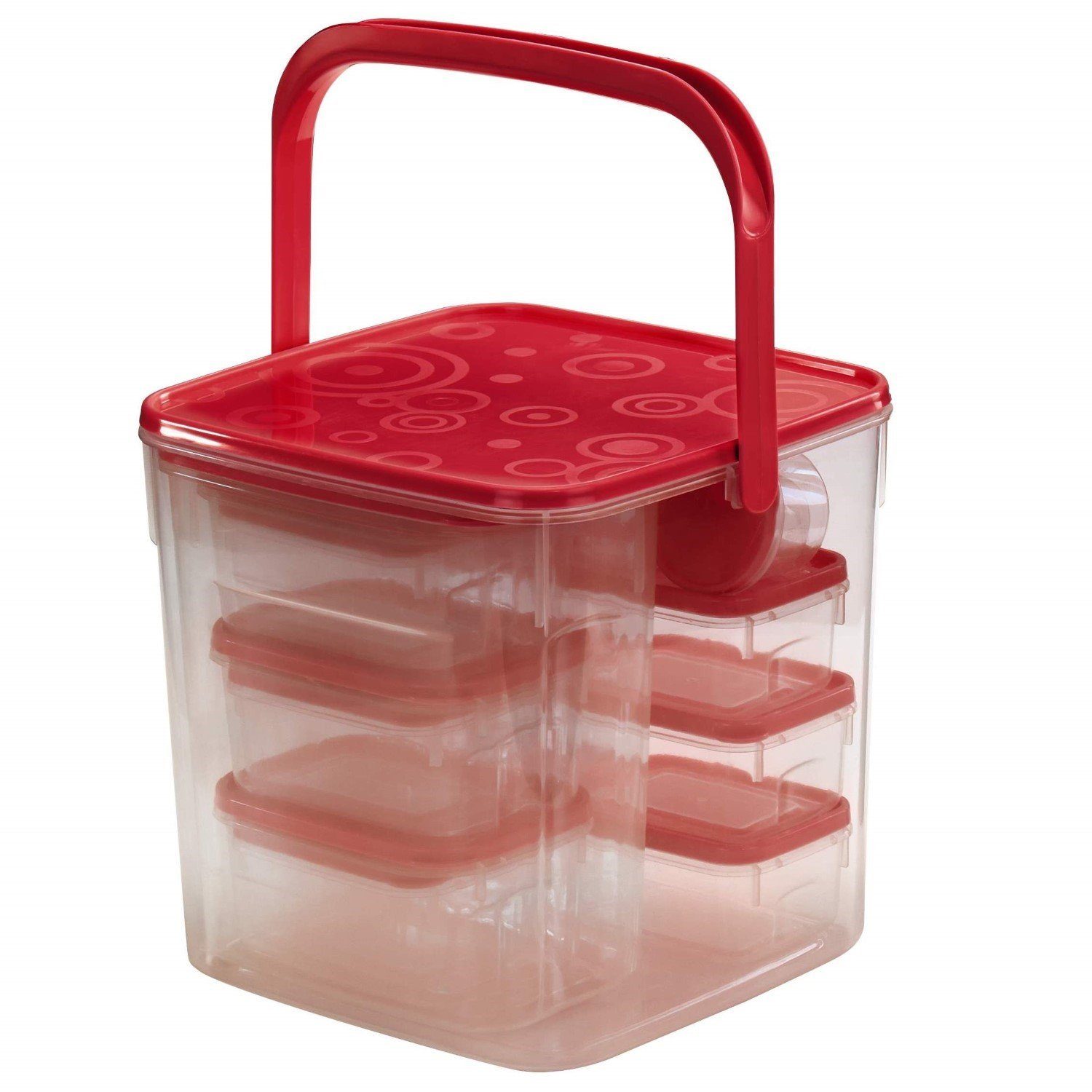 Xavax Frischhaltedose 18er Set Vorrats-Dosen Frischhalte-Dosen, Kunststoff, (18-tlg), Pack mit Deckel als Gefrierdose Spülmaschinengeeignet Lebensmittelecht – Bild 2 von 2