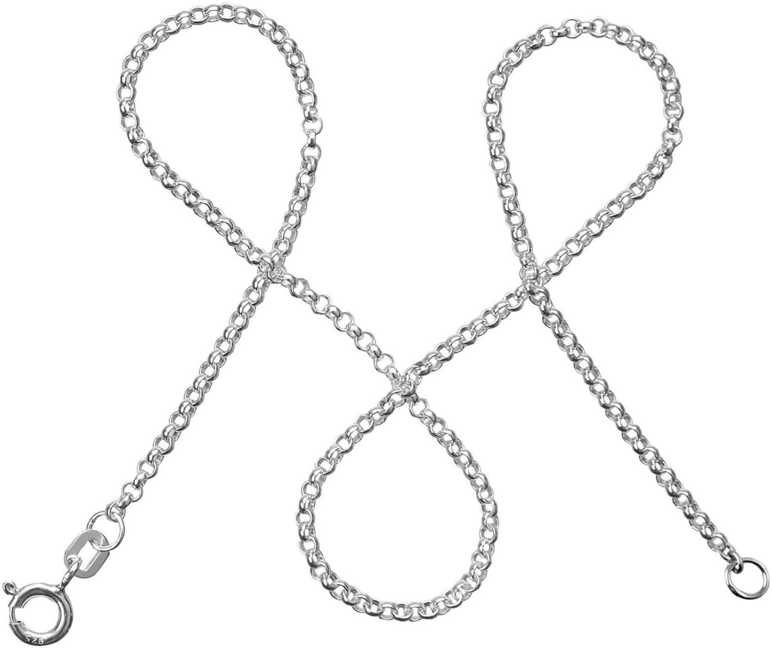modabilé Collierkettchen Schmuck Geschenk Silber 925 Halsschmuck Halskette Erbskette Tender (inkl. Putztuch), Made in Germany