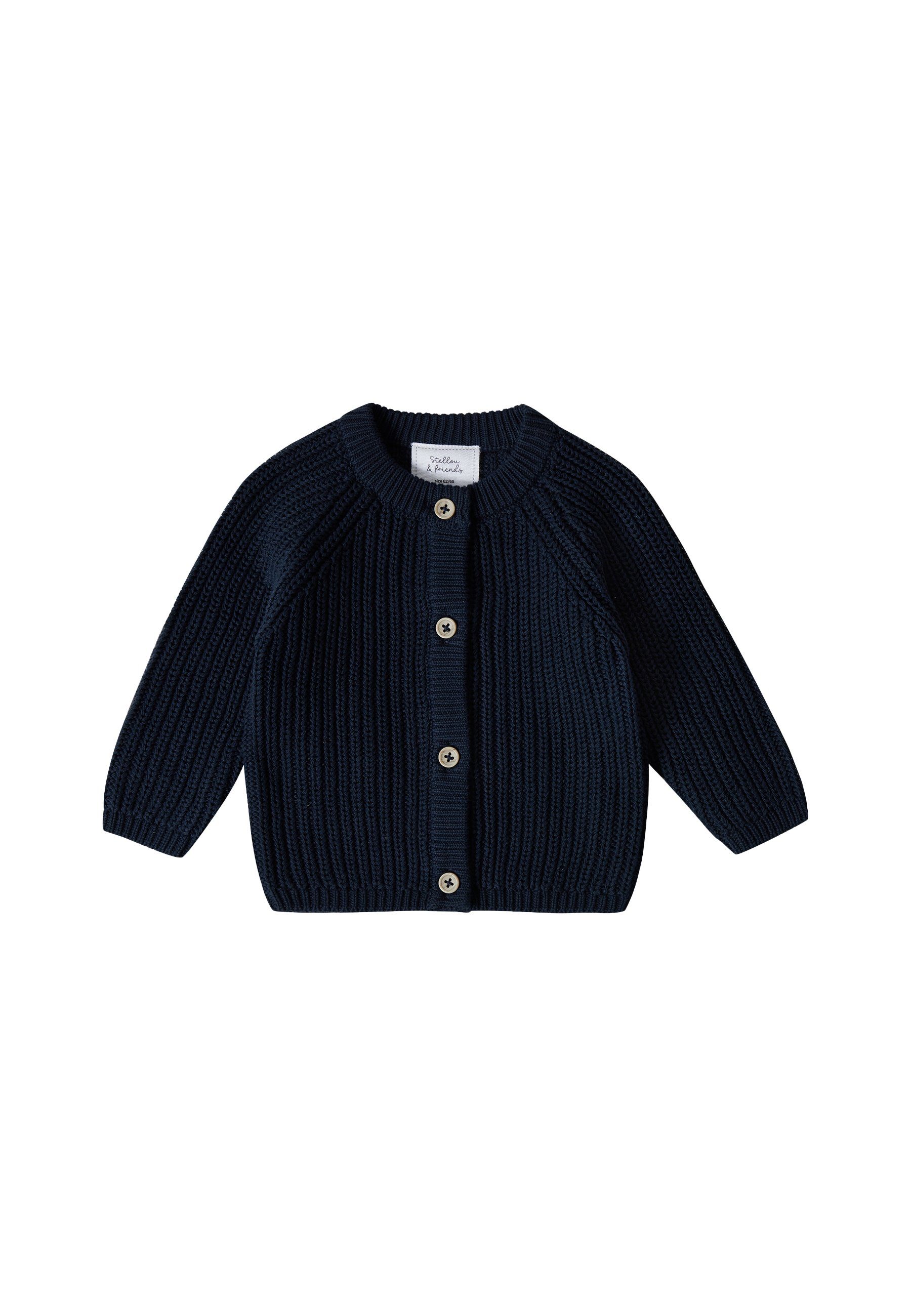 Stellou & friends Strickjacke Gerippter Cardigan Gerippter Cardigan