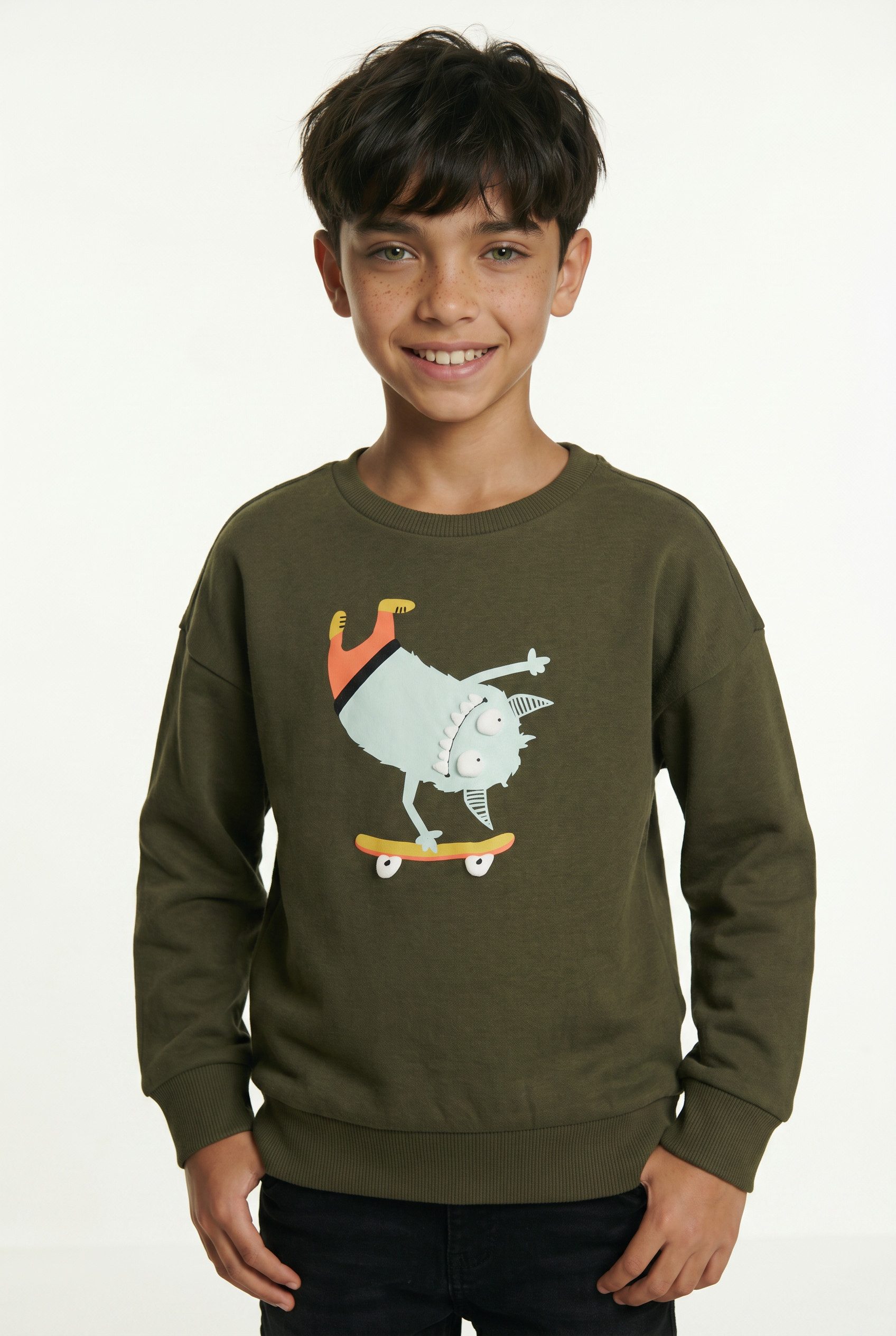 Blue Seven Sweatshirt mit großem Frontmotiv