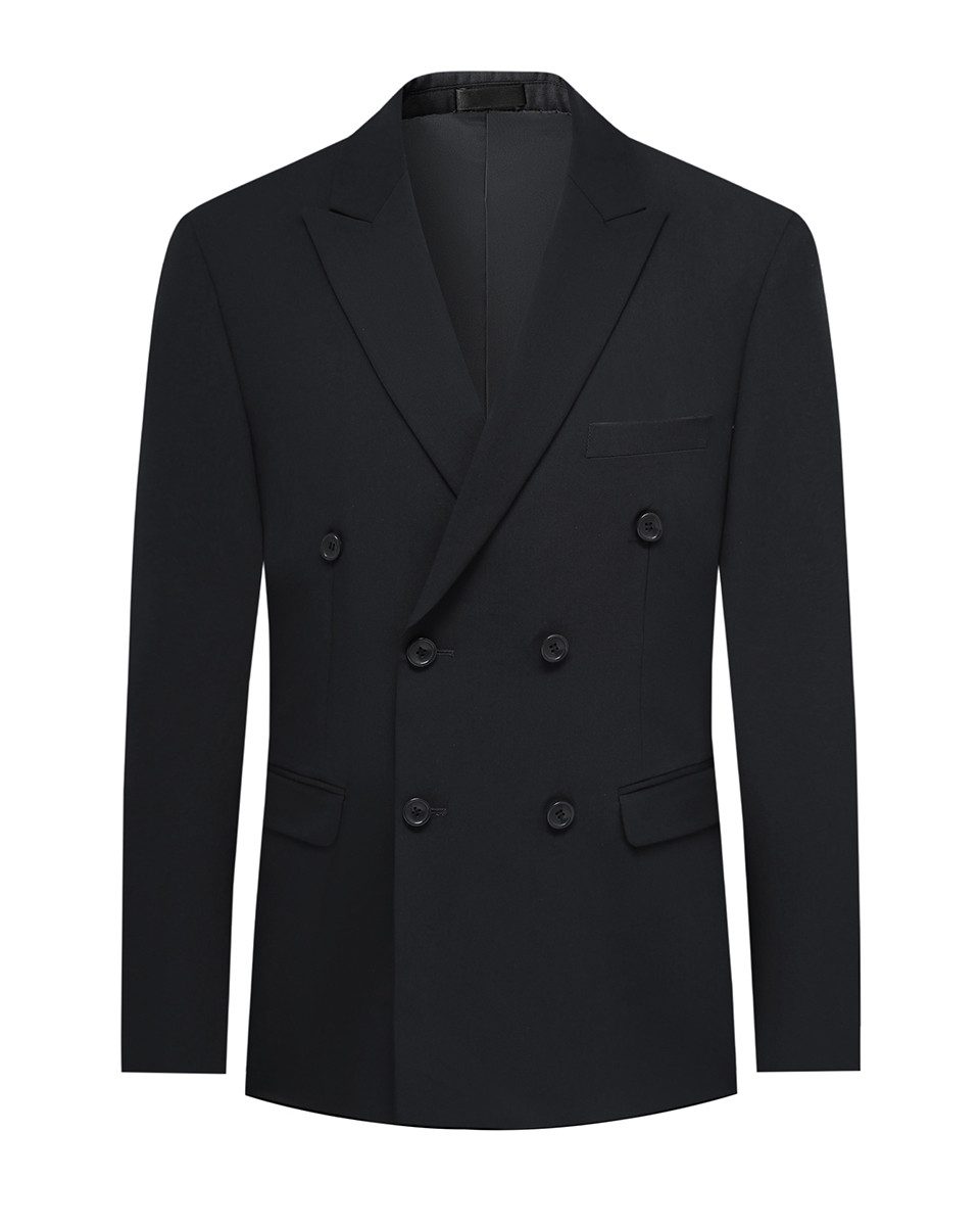 Allthemen Anzug Herren zweireihiger Businessanzug Slim Fit Hochzeitsanzug günstig online kaufen