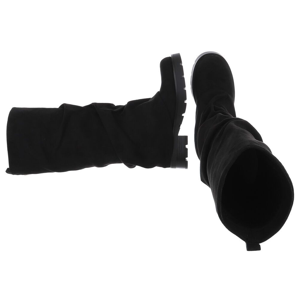 Ital-Design Schlupfstiefel mit Faltenoptik für Damen, Alltag & Freizeit Wes günstig online kaufen