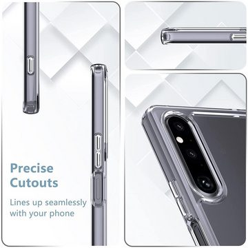 CoolGadget Handyhülle Transparent Ultra Slim Case für Sony Xperia 1 V 6,5 Zoll, Silikon Hülle Dünne Schutzhülle für Sony Xperia 1 V 2023 Hülle