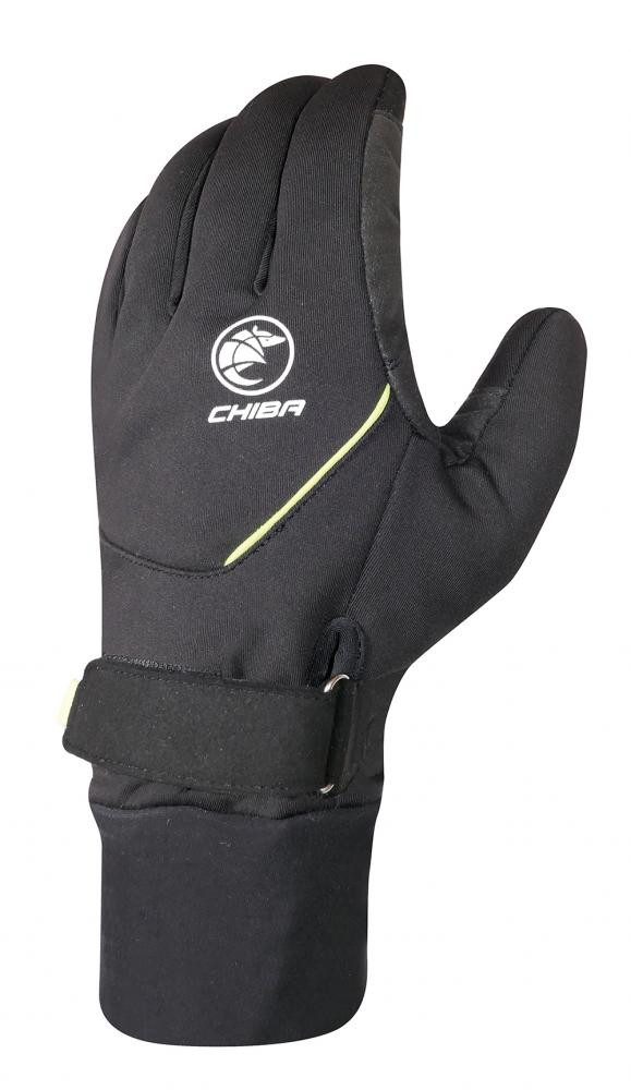 Fahrradhandschuhe CHIBA Rain Pro - wasserdichte Radhandschuhe XS schwarz/neongelb