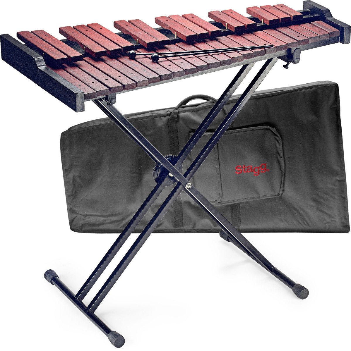 Stagg Glockenspiel XYLO-SET 37 Xylophon mit Tasche 37 Töne SET