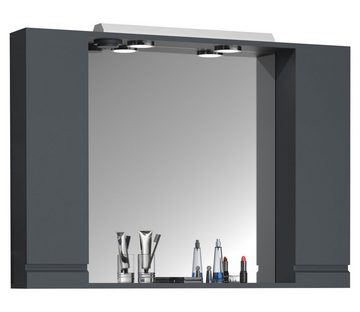 VCM Spiegelschrank Spiegelschrank Bad Spiegel Beleuchtung Silora XL (1-St)