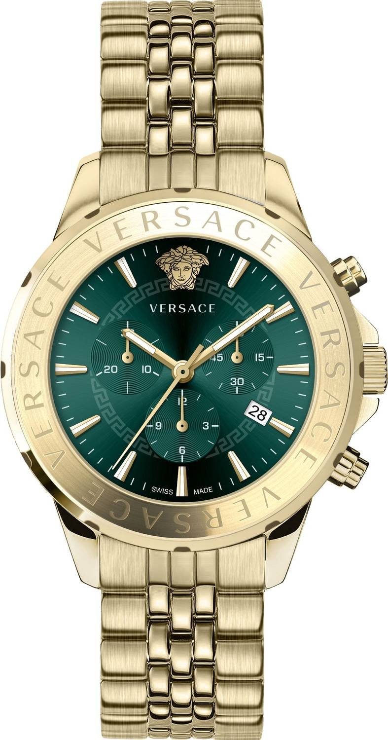 Versace Schweizer Uhr Signature, Das 44 ca. der aus Gehäuse Durchmesser und ist ist Edelstahl