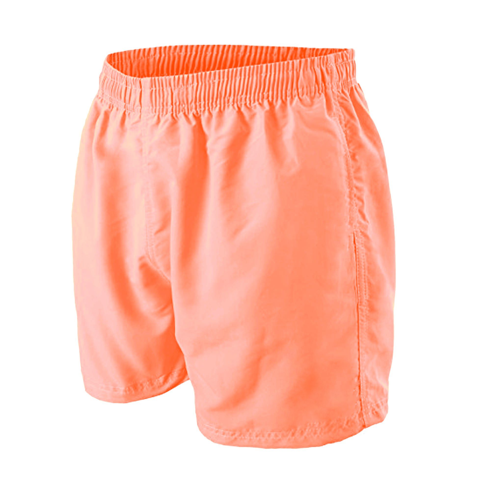 Mesh - Martano schnell Knaben (1-St) Badeshorts Neon Einsatz - trocknend Badehose orange Jungen Innenslip