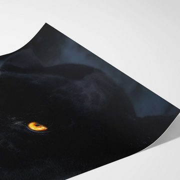Hustling Sharks Poster Jaguar-Bild als XXL Poster "Hungry for Gold" - exklusive Tierbilder, in 7 unterschiedlichen Größen verfügbar