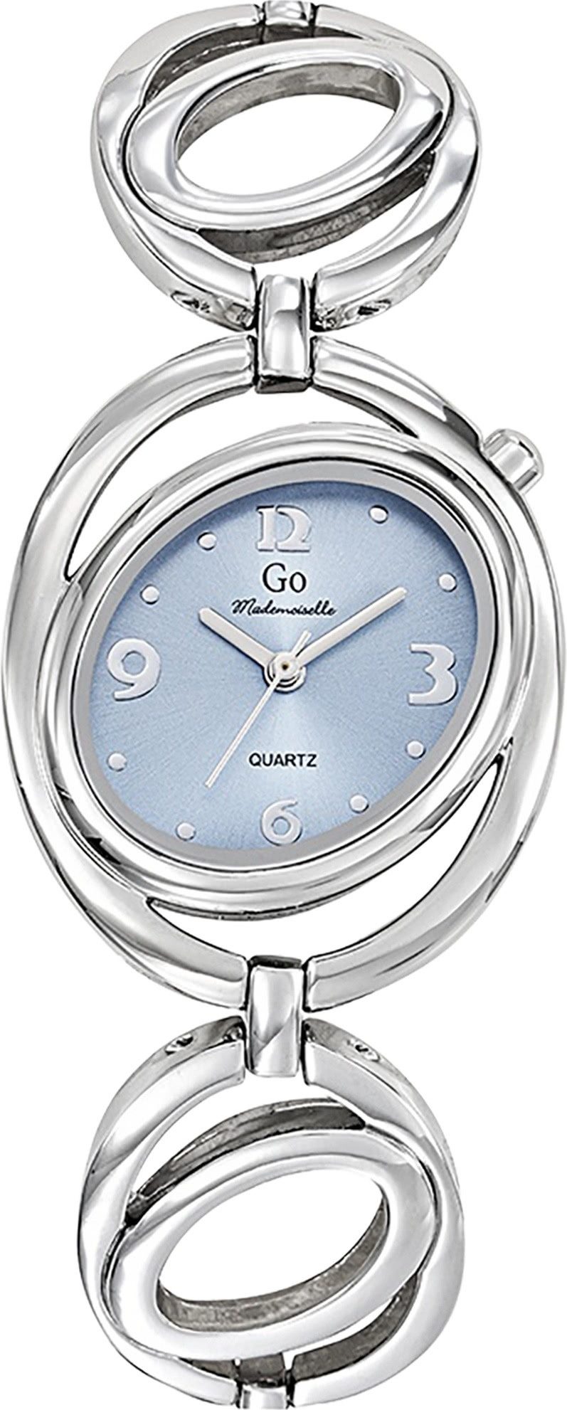 Girl Only Quarzuhr Girl Only GO Damen Armbanduhr, (Analoguhr), Damenuhr GO Silber, klein (ca. 27mm) Metallarmband, Fashion-Style