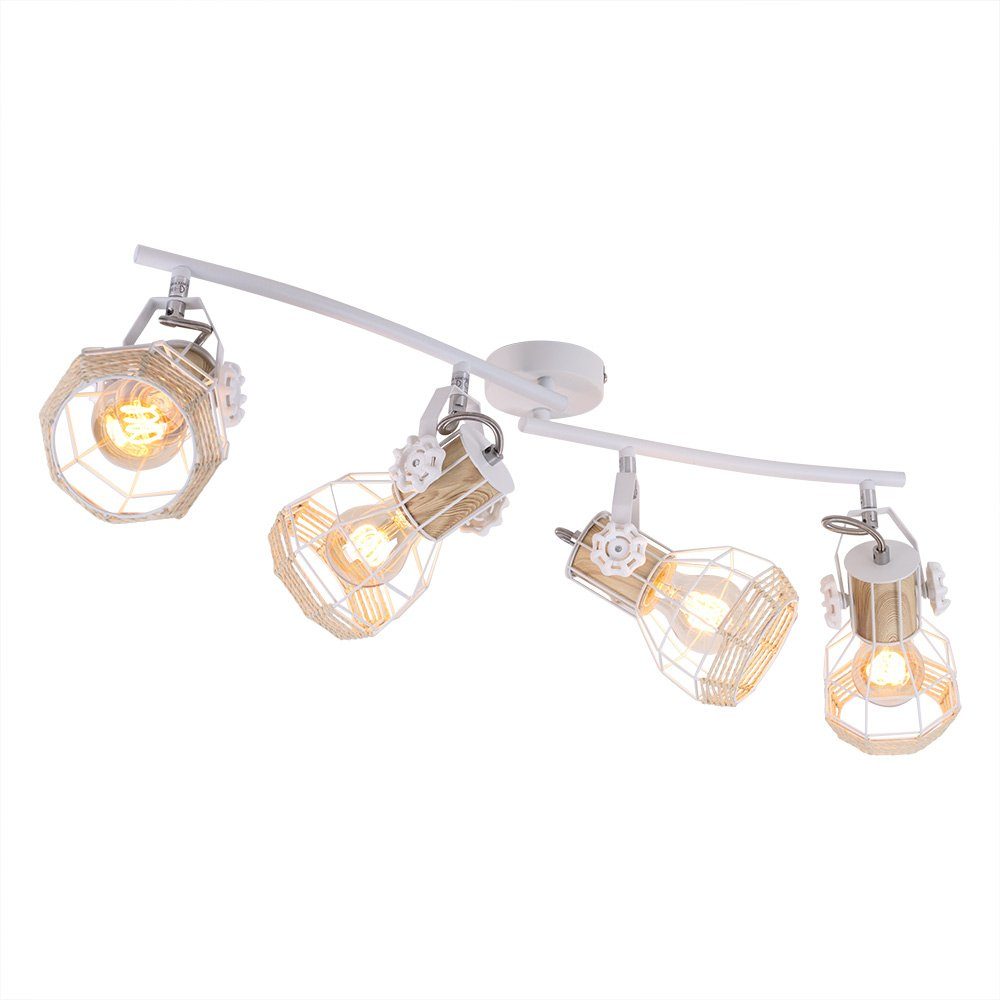 GLOBO LIGHTING Deckenspot, Leuchtmittel nicht inklusive, Deckenstrahler 4 F günstig online kaufen