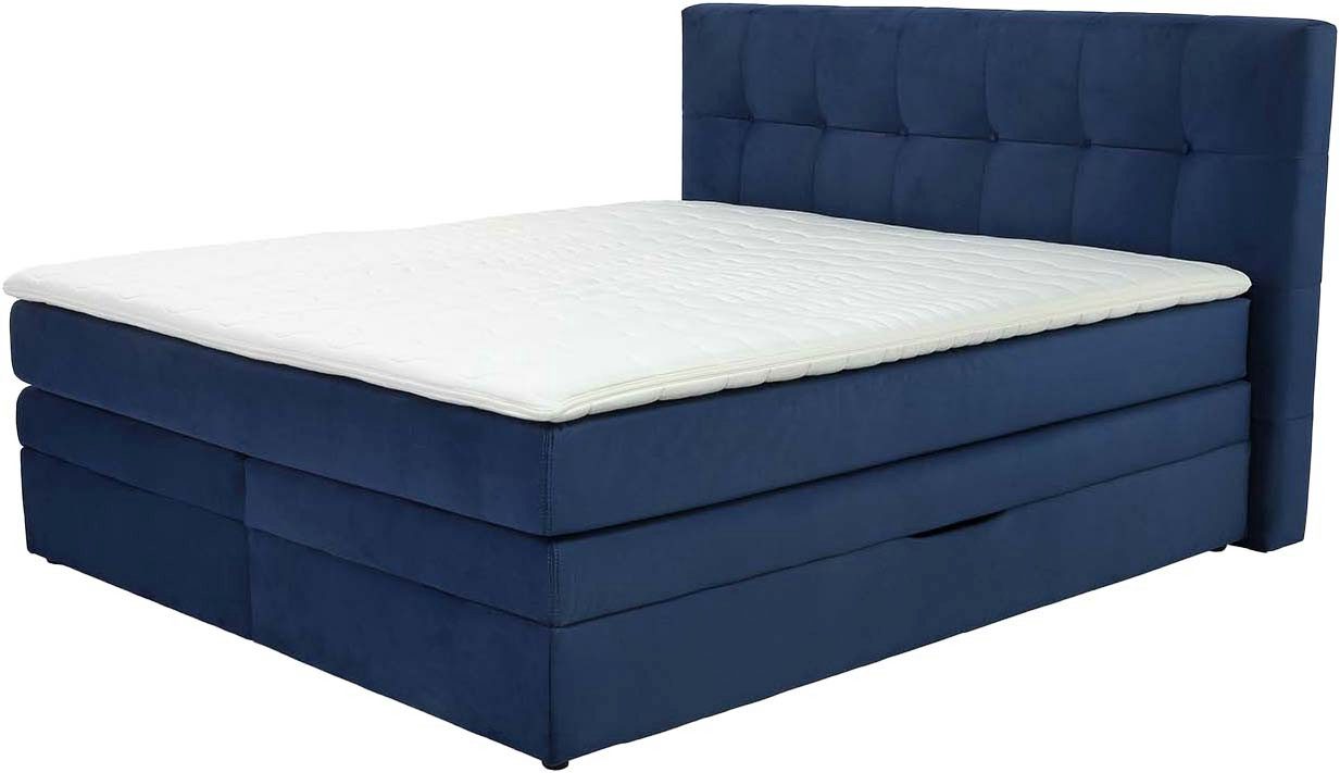 Jockenhöfer Gruppe Boxspringbett Amy, mit Bettkasten und Kaltschaum-Topper, erhältlich in 140 & 180cm Breite