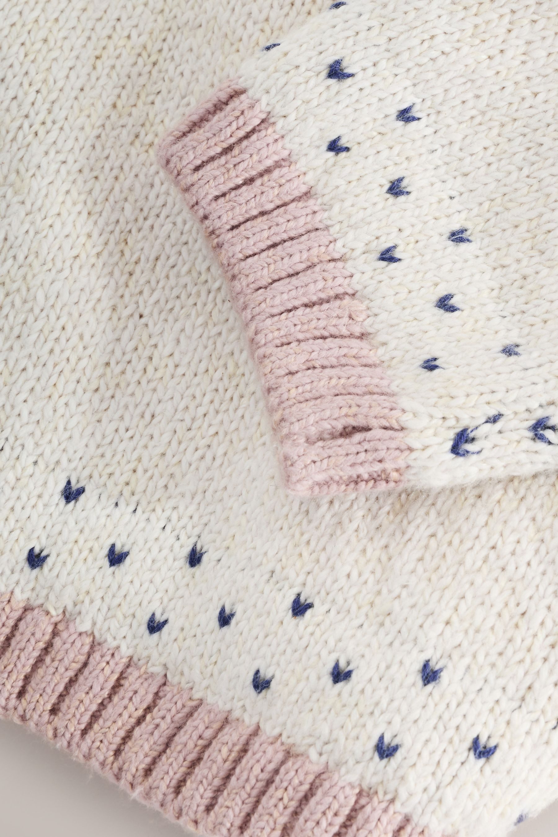 Next Strickpullover Strickpullover, Blumen (1-tlg)
