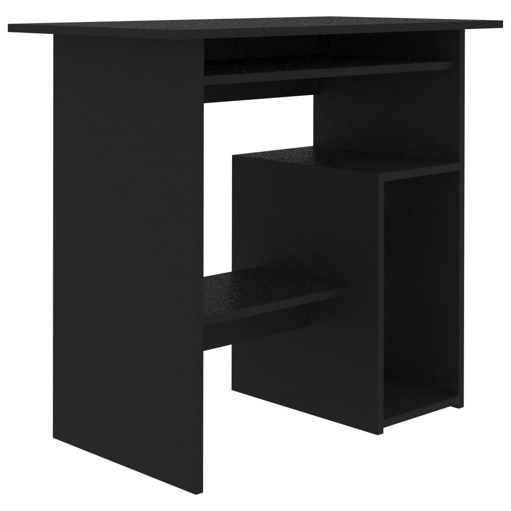 furnicato Schreibtisch Schwarz cm Holzwerkstoff 80x45x74