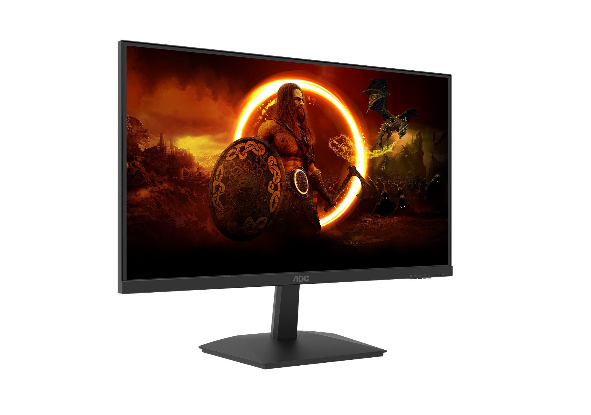 AOC 24G15N2 Gaming-Monitor (60,5 cm/24 ", 1920 x 1080 px, Full HD, 1 ms Reaktionszeit, 180 Hz, VA LED)