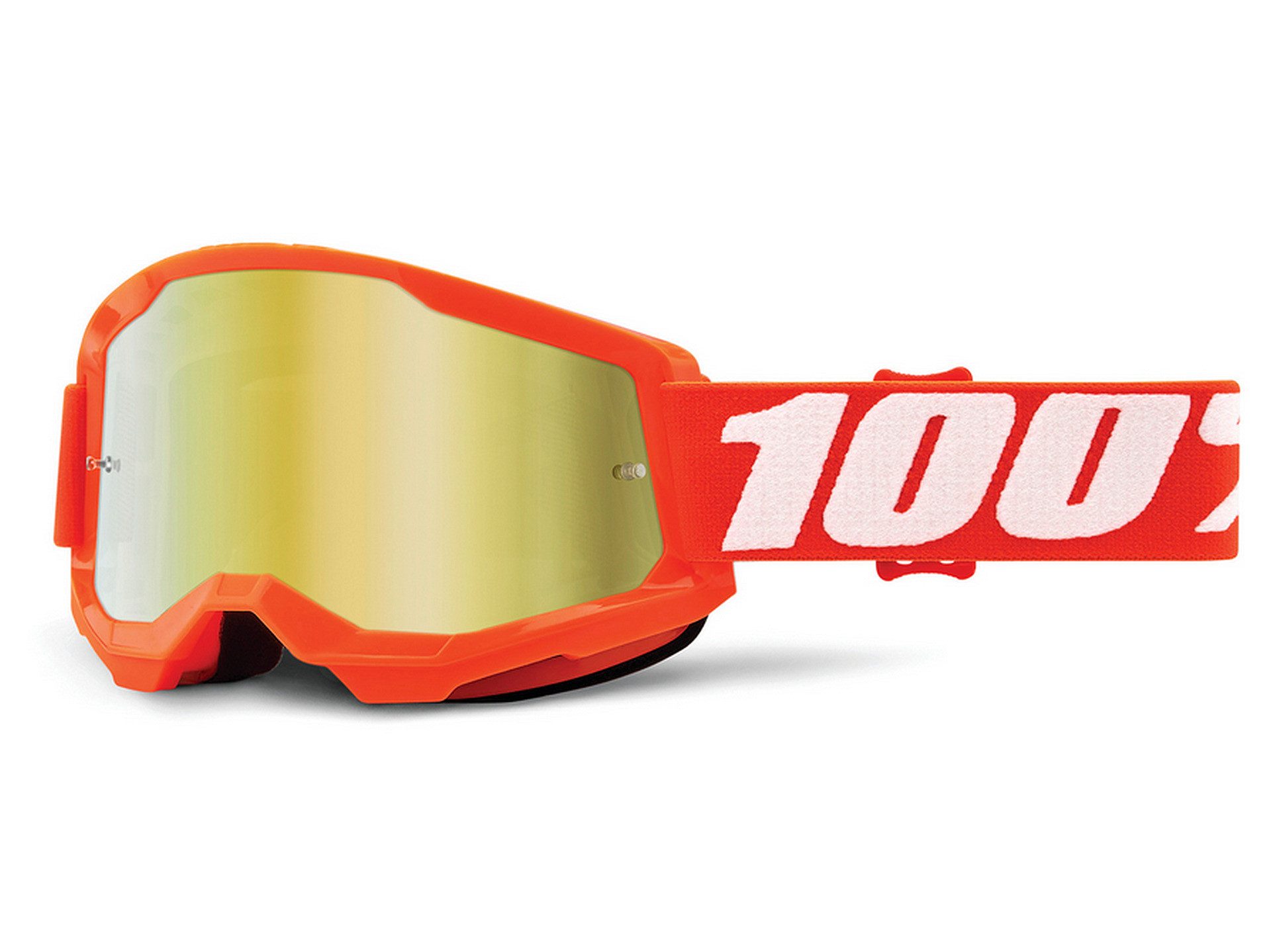 100% Fahrradbrille, MTB-Brille Goggle Strata 2 - Mirror Lens